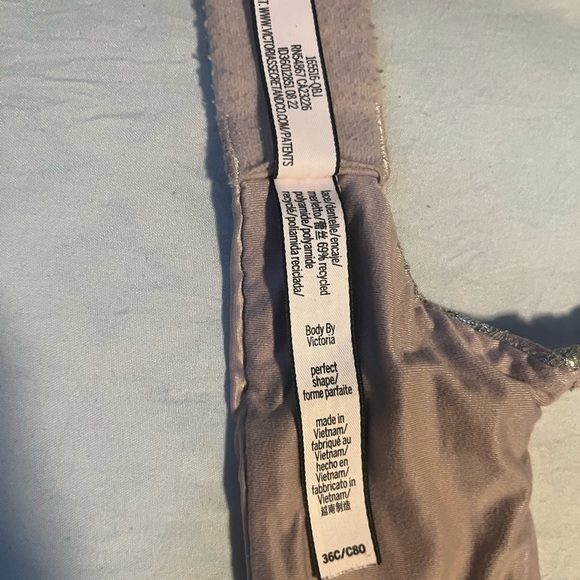 Good condition. Never used. Push up lace trim bra - Picture 4 of 5